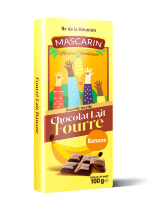 Chocolat au lait fourré banane