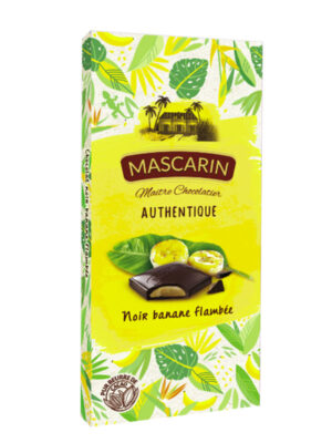 Chocolat noir 64% banane flambée