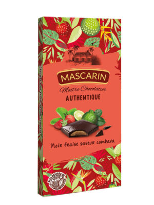 Chocolat noir fraise combava
