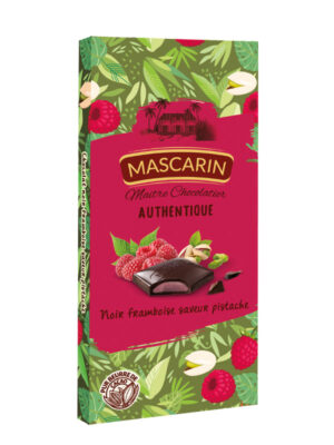 Chocolat noir framboise pistache