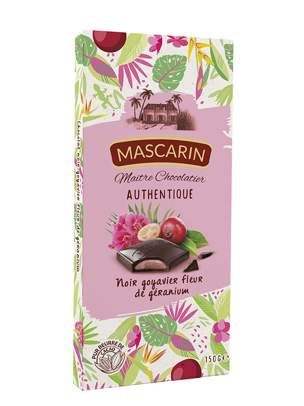 Chocolat noir goyavier géranium