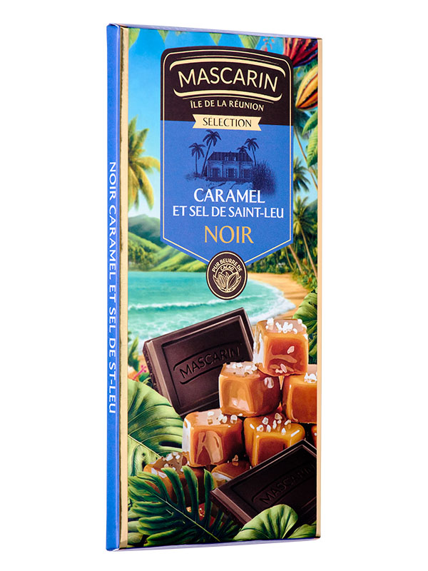 Chocolat noir caramel au sel de Saint-Leu
