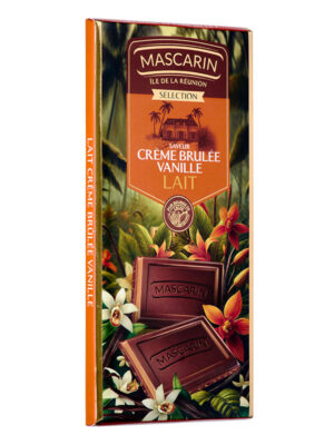 Chocolat au lait crème brûlée vanille