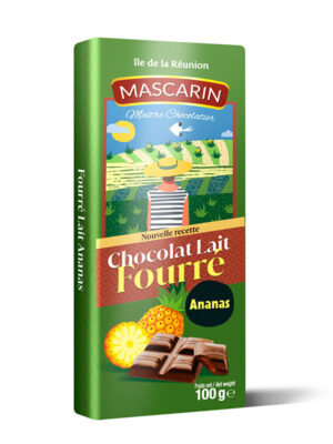 Chocolat au lait fourré ananas