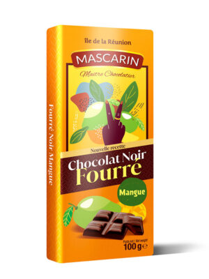 Chocolat noir fourré mangue