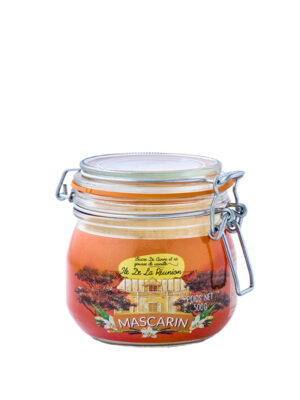 Bocal de sucre roux semoule Mascarin 500g